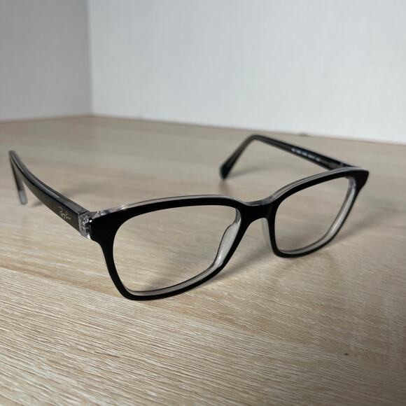 Ray-Ban RB5362 2034 Black Clear Eyeglasses Frames Only 54-17-140 - Picture 1 of 8